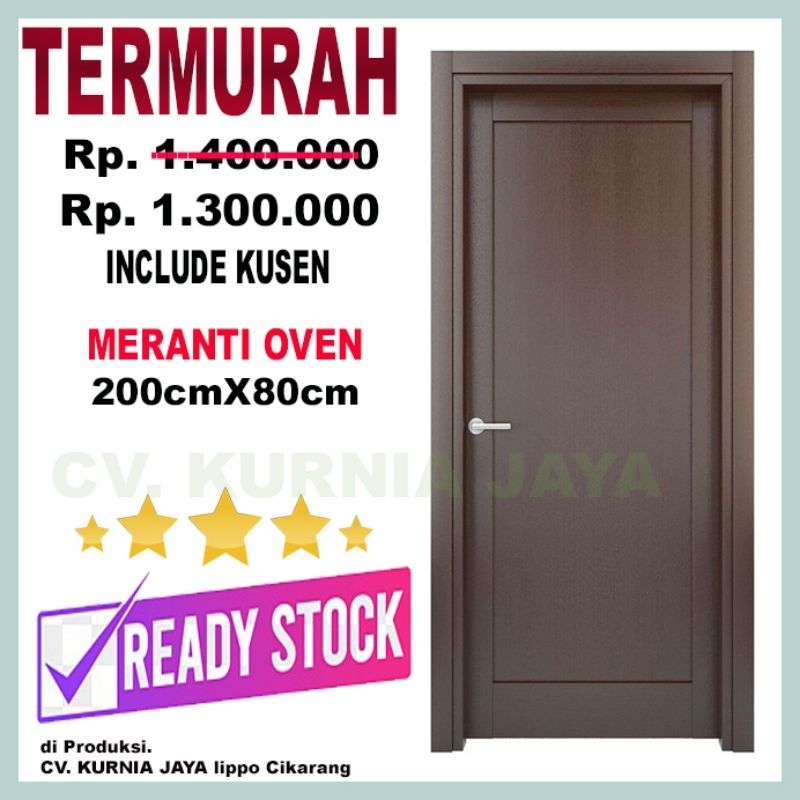 Jual Pintu Dan Kusen Meranti Oven Shopee Indonesia