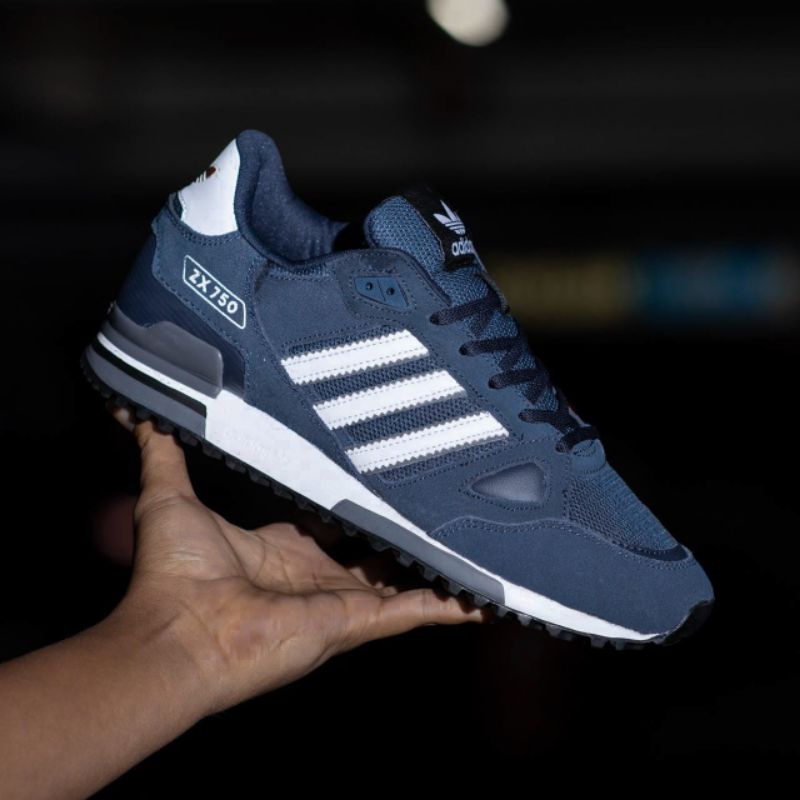 Store Adidas Adidas Zx 800 Bleu Homme Sepatu Sneakers Adidas ZX750