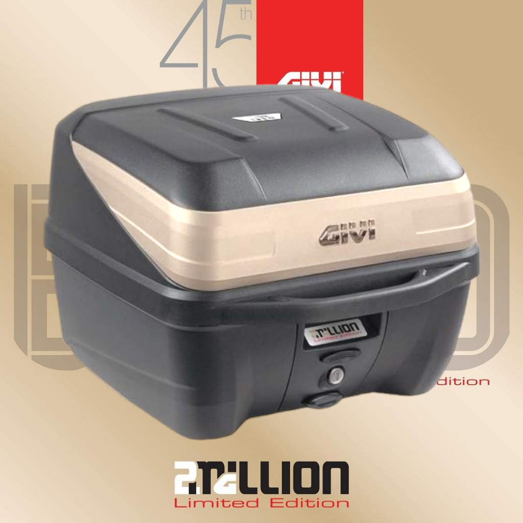 Jual Box Motor Givi B Gold Limited Edition Top Box Helm Full Face Special Million Box