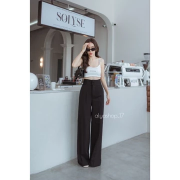 Maya Ready Kulot Hw 2 Buttons Celana Cullote Hw Premium Bkk