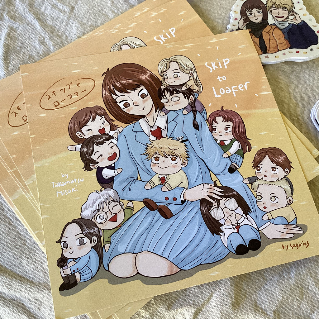 Jual SKIP & LOAFER STICKER & ARTPRINTS | by @sagiries | Shopee Indonesia