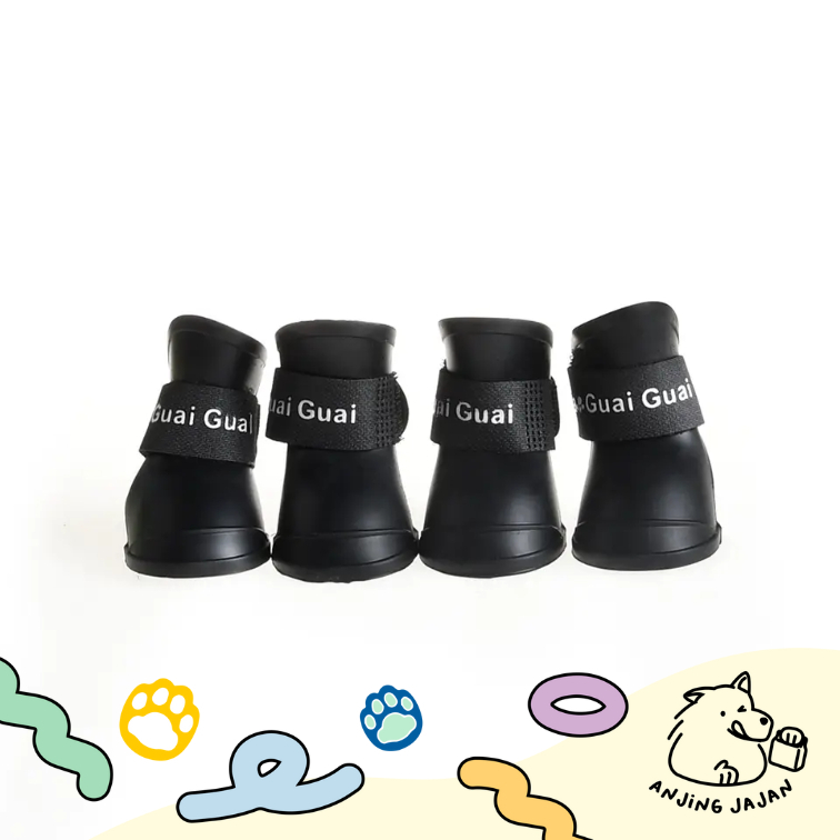 Jual [PROMO] 4 Pcs Sepatu Anjing / Kucing Boots Tebal Anti Slip Anti ...