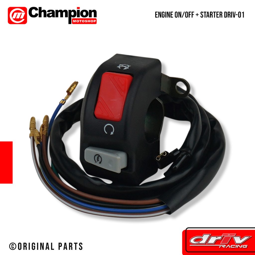 Jual Engine On/Off Plus Starter/Holder Saklar Kanan 01 Driv | Shopee ...