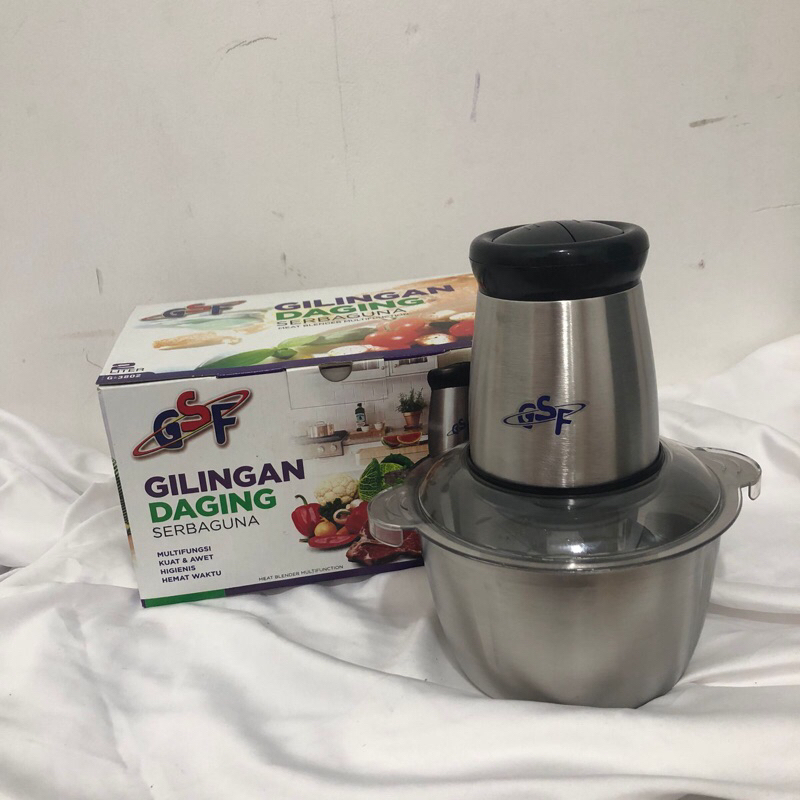 Jual Blender daging Stainles / Food Chopper Stainless GSF 3802 | Shopee ...