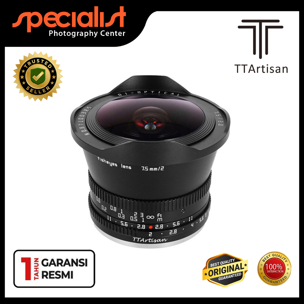 TTArtisan 7.5mm F2 フィッシュアイ 魚眼 キャノンRF用 Objectif Fisheye 7.5mm TTartisan 7.5mm F2 Fisheye APS-C: Un Gran