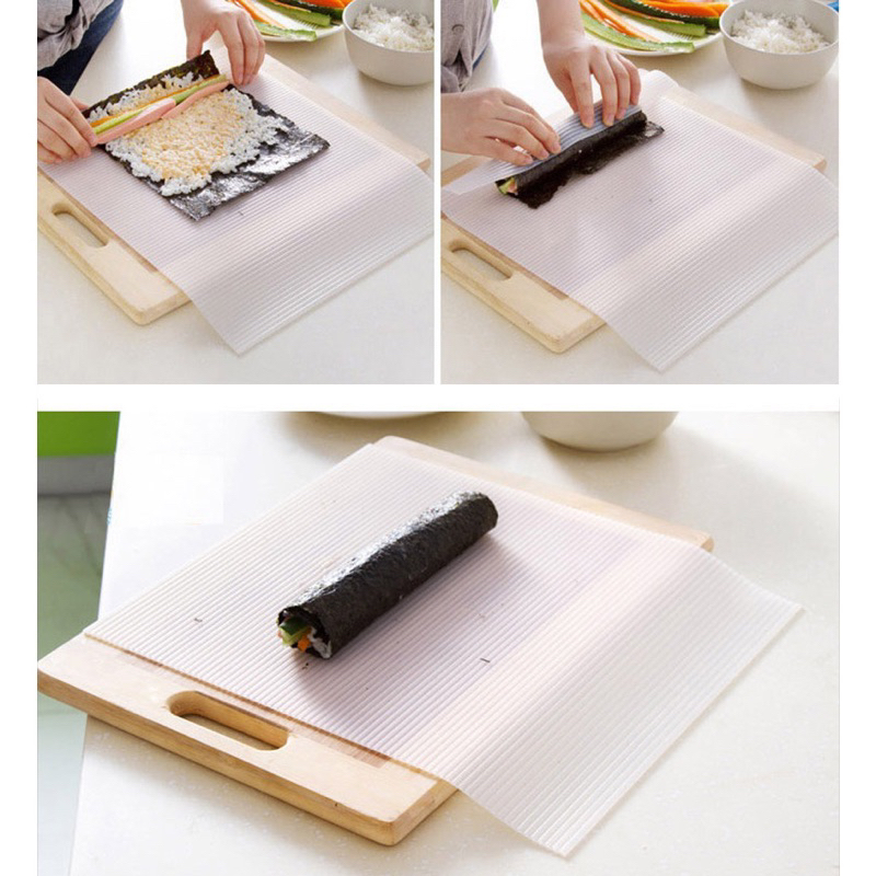 Natte à Sushi En Silicone - Facile à Nettoyer Et Portable