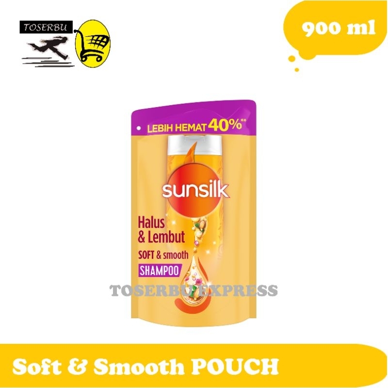 Jual Sunsilk Shampoo Soft And Smooth Refill Pouch 900ml Shopee Indonesia 0959