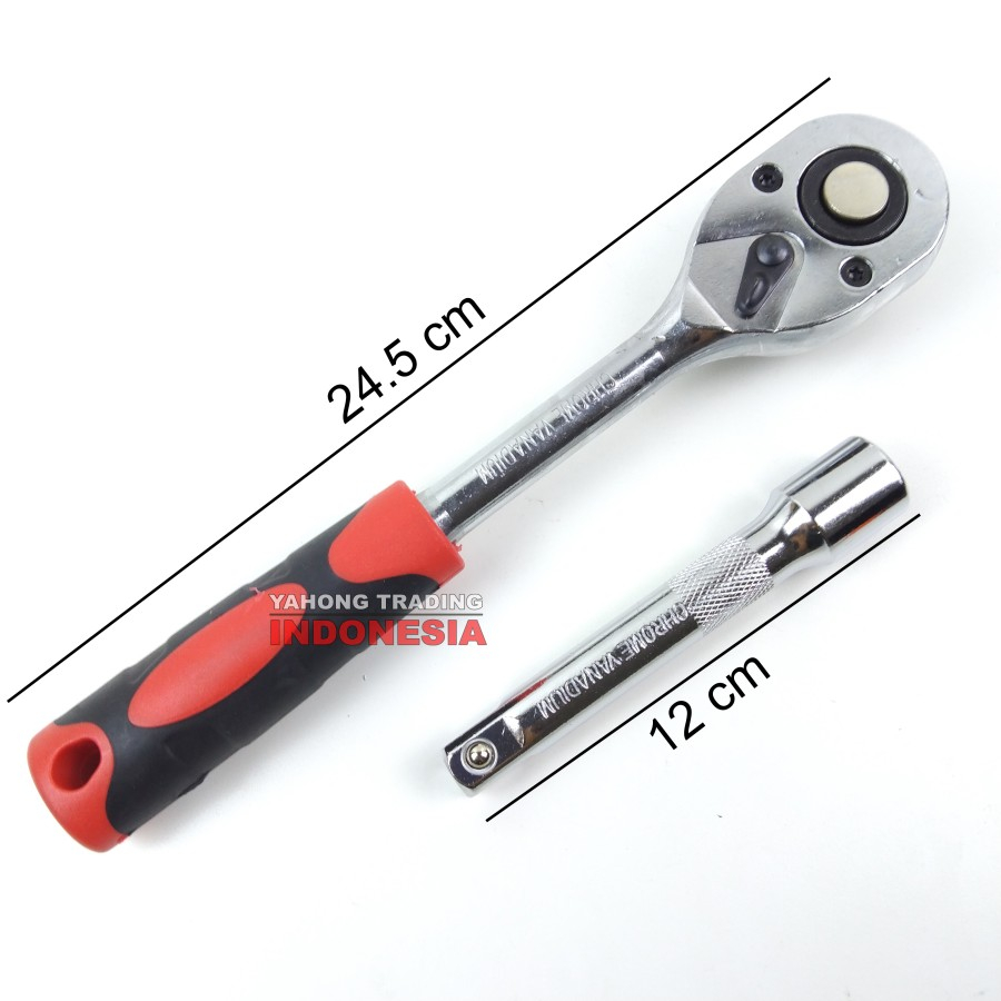 Jual KUNCI RACHET SOCKET SET 1/2