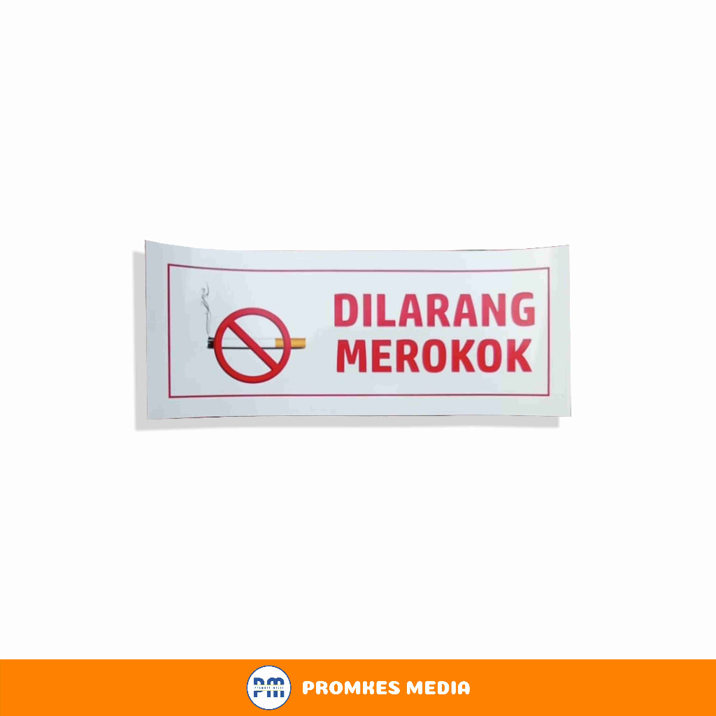 Jual Stiker Larangan Merokok, Stiker Stop Merokok, No Smoking, Rokok ...