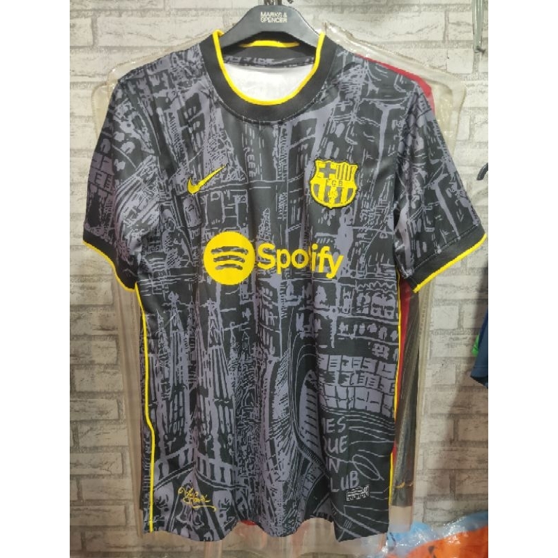 Jual jersey bola barca spesial 23/24 go import | Shopee Indonesia