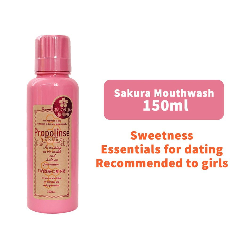 Jual Propolinse Obat Kumur Original Sakura Pink Mouthwash 150 ml