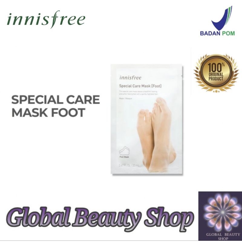 Jual Innisfree Special Care Mask Foot 20ML Shopee Indonesia