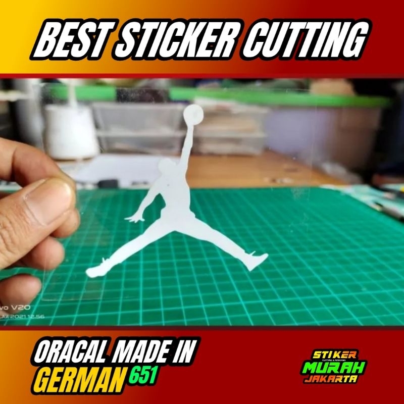 Jual STIKER JORDAN STICKER CUTTING TRANSPARAN LOGO DLL | Shopee Indonesia