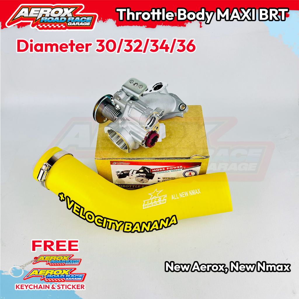 Jual Tb Throttle Body Brt Banana Velocity New Aerox New Nmax Connected Shopee Indonesia