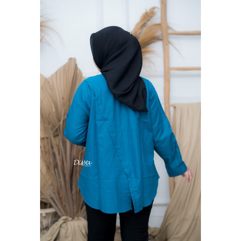 Kemeja Wanita Oversize Nelka Shirt foto 3