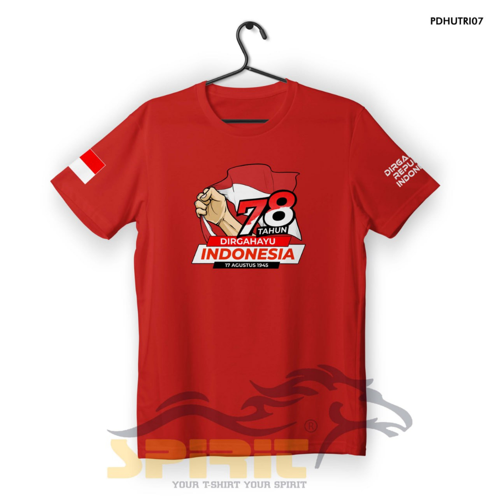 Jual Baju 17 Agustus 2023 Kaos Dirgahayu Indonesia hut ri ke 78 Kaos