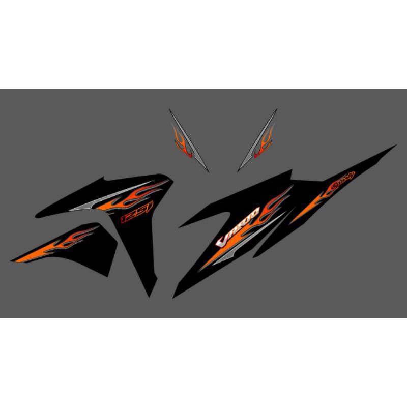 Jual STIKER STRIPING TRANSPARAN VARIO 125 OLD KZR BOHLAM MOTIF API ...