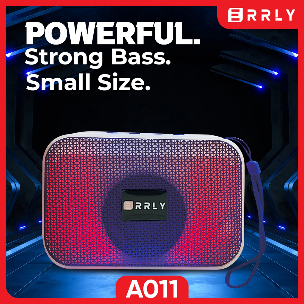 Jual ERRLY A011 Speaker Bluetooth Wireless LED RGB Speker Portable TWS ...