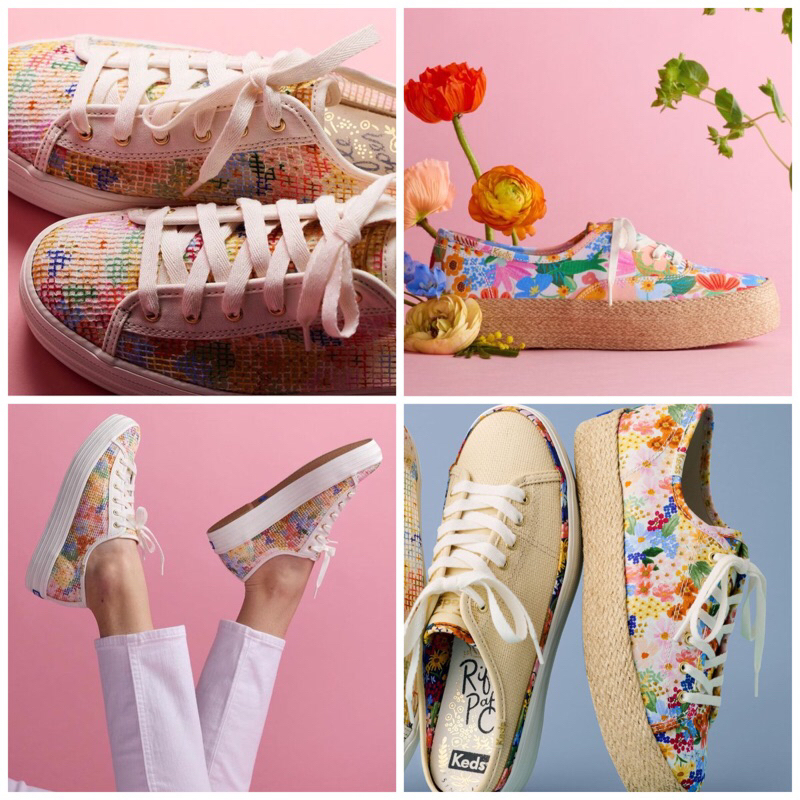 KEDS Original Sneakers Women Triple Kick Rpc Mesh WF67289 1599000 x RIFLE PAPER Co