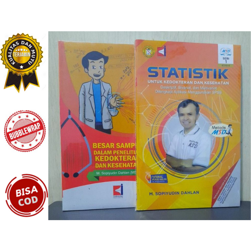 Jual Paket Buku Besar Sampel Dan Statistik Untuk Kedokteran Dan