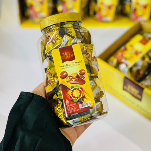 Jual [1 BOTOL = 40 BIJI] COKELAT ALMOND 2023 ISI 40 BIJI / COKLAT ...