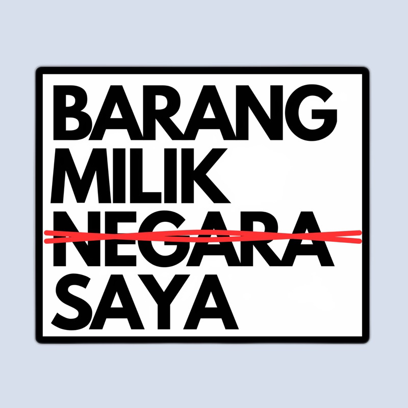 Jual STICKER BMN UMBI - DIECUT (SATUAN) / STICKER DECO PNS ASN HP ...