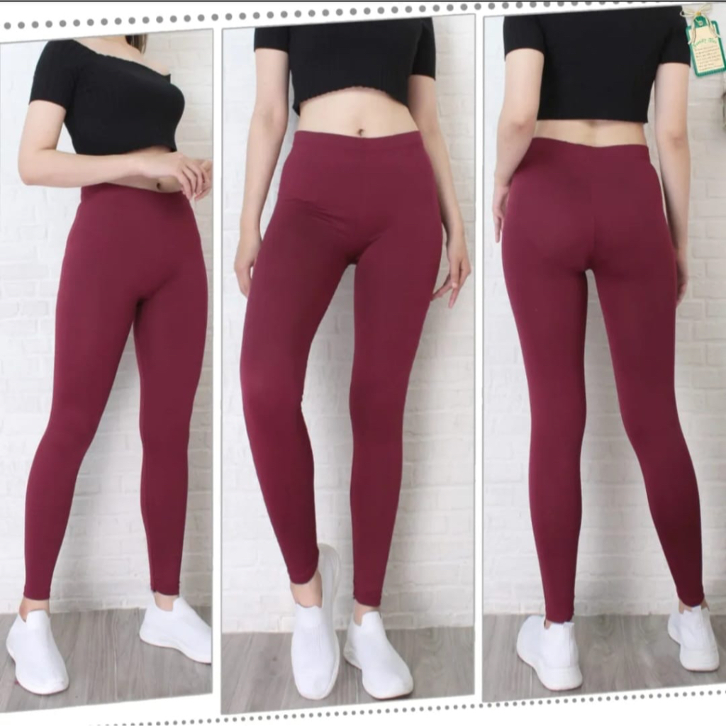 Jual Cod Legging Wanita Dewasa Panjang Bahan Spandek Untuk Bb 35 120kg Celana Legging Panjang