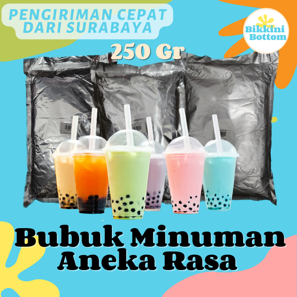 Jual BUBUK MINUMAN RASA 250 GR BUBUK MINUMAN ANEKA RASA SERBUK MINUMAN ...