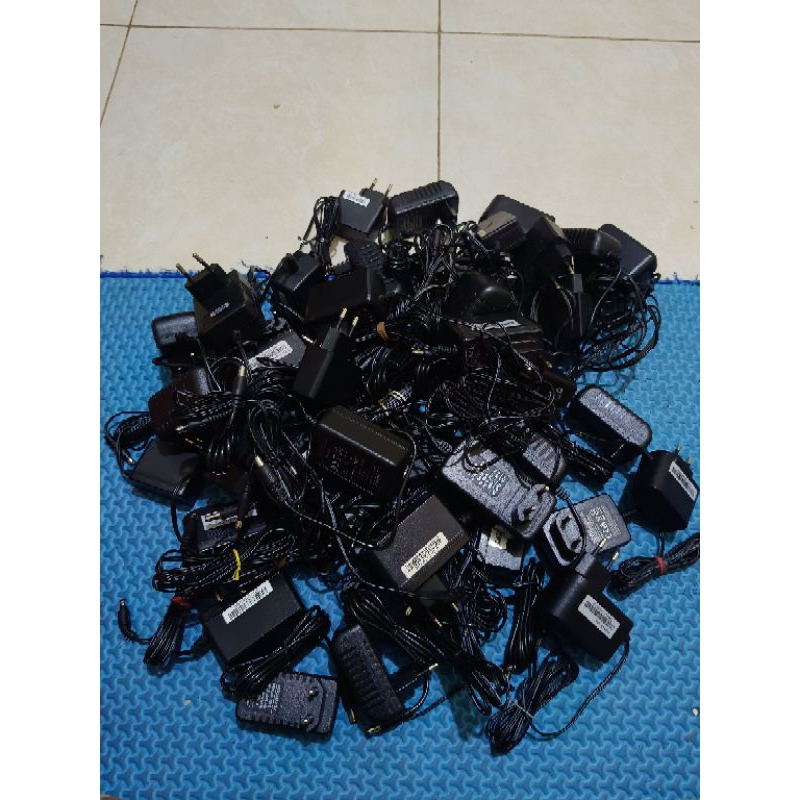 Jual adaptor modem random 12v 1A 2A | Shopee Indonesia