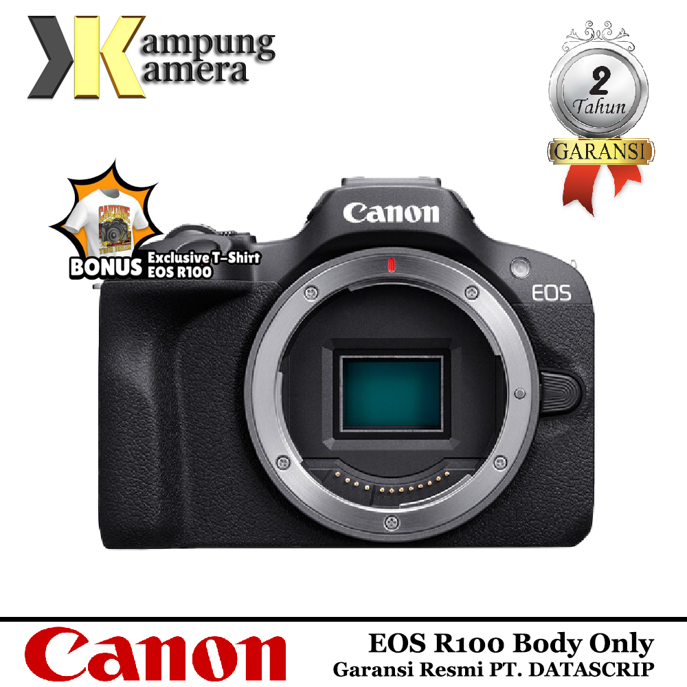 Jual Canon EOS R100 Mirrorless Camera Body Only - Garansi Resmi ...