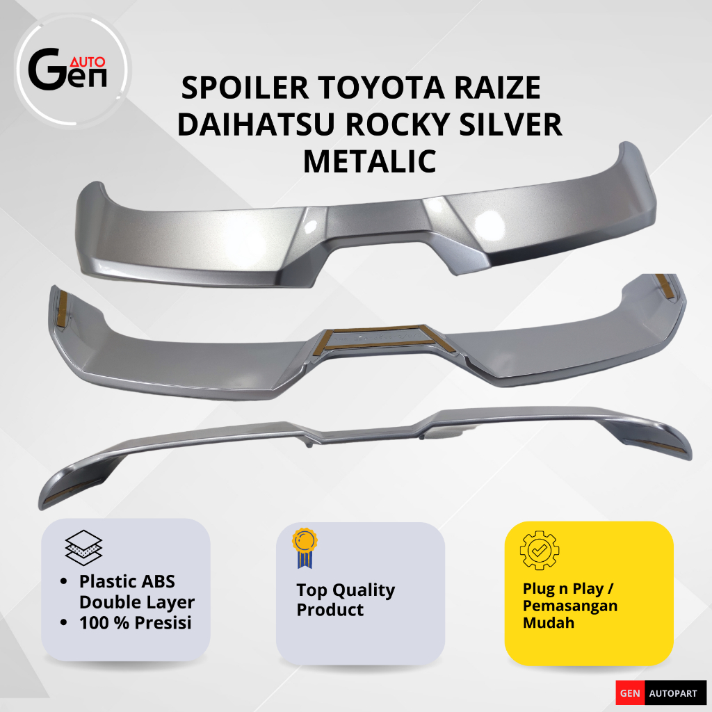 Jual [NEW ARRIVAL[ Spoiler Toyota Raize / Daihatsu Rocky [Top Quality ...