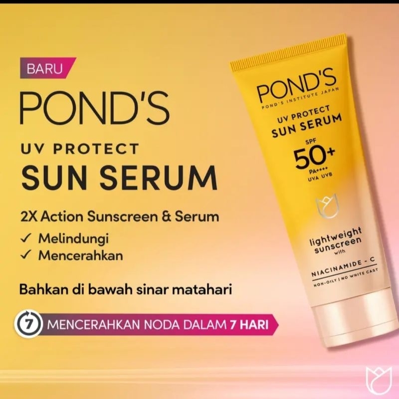 Jual Ponds Uv Protect Sun Serum Spf Spf Shopee Indonesia