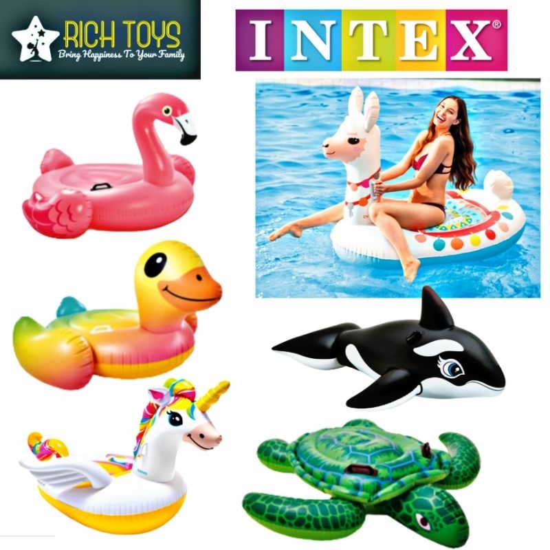 Jual INTEX Ride On Floaties Pelampung Karakter Hewan Renang Anak ...