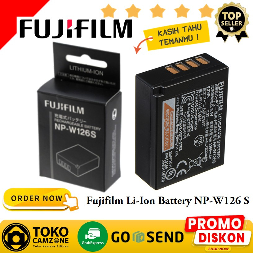 NP-W126S Li-Ion Battery For Fujifilm X-A1 A2 A3 A5 X-E1 E2