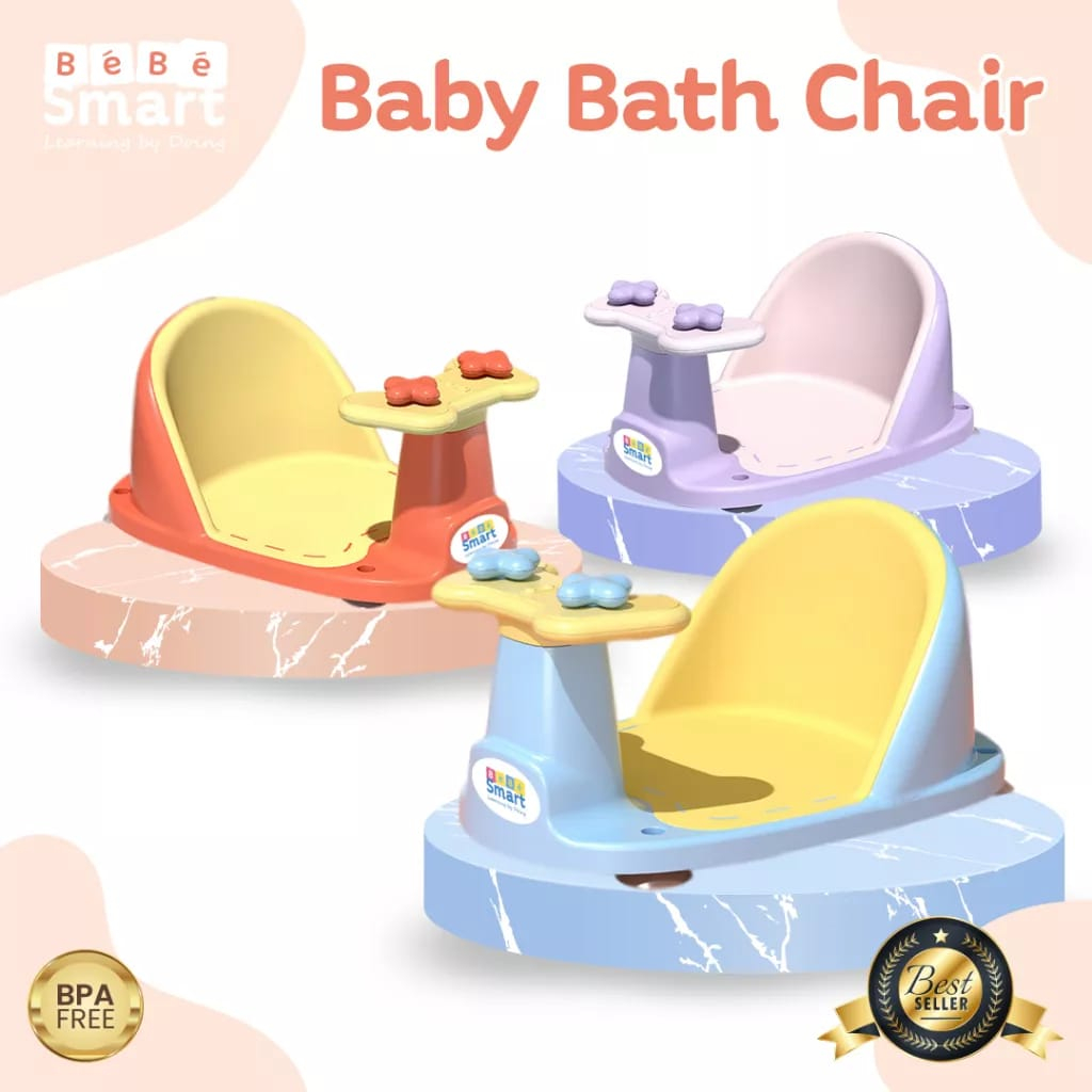 Jual Kursi Mandi Bayi Anti Slip Baby Bath Chair by Bebe Smart
