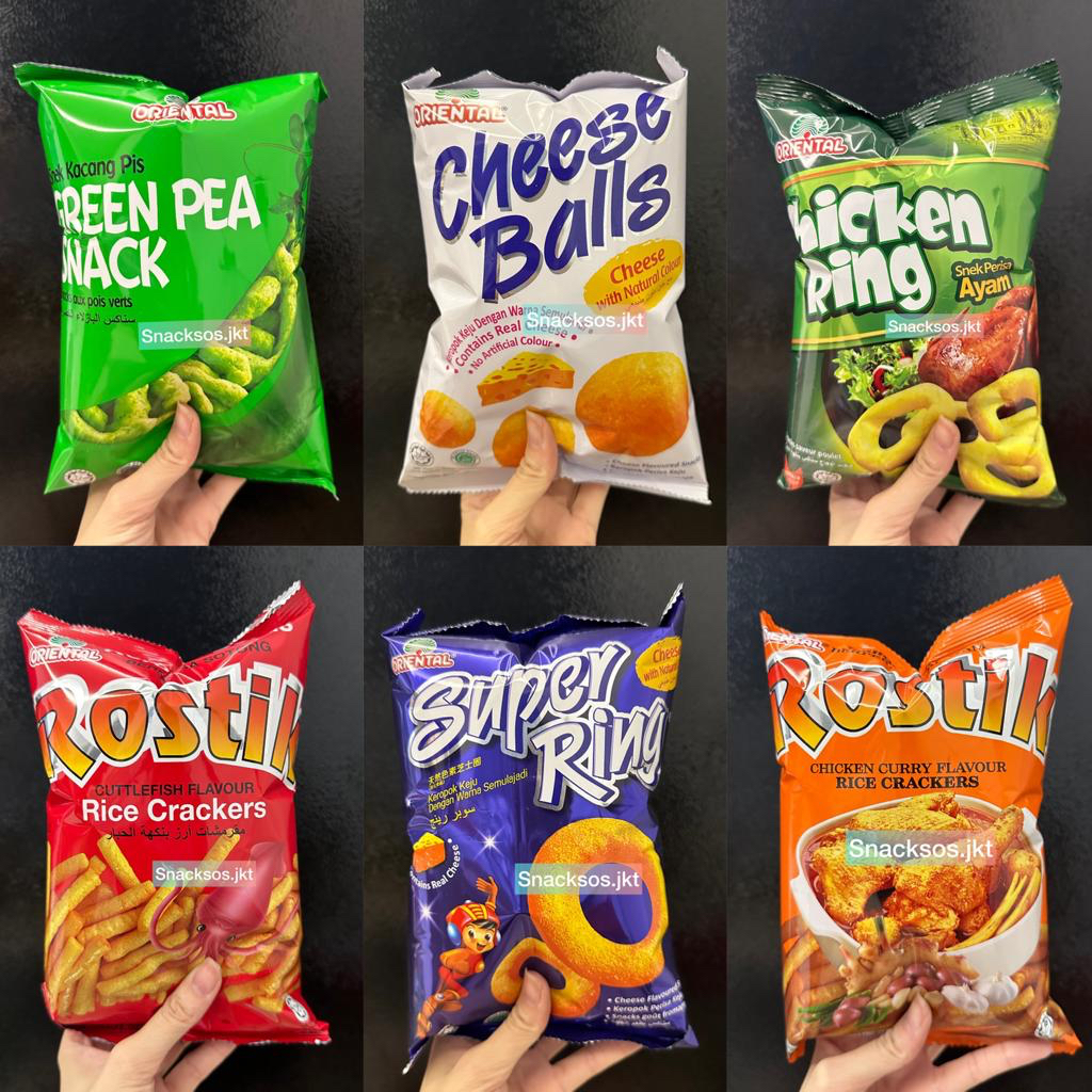 Jual ORIENTAL SUPER RING / CHEESE BALLS / GREEN PEAS / ROTA PRAWN ...