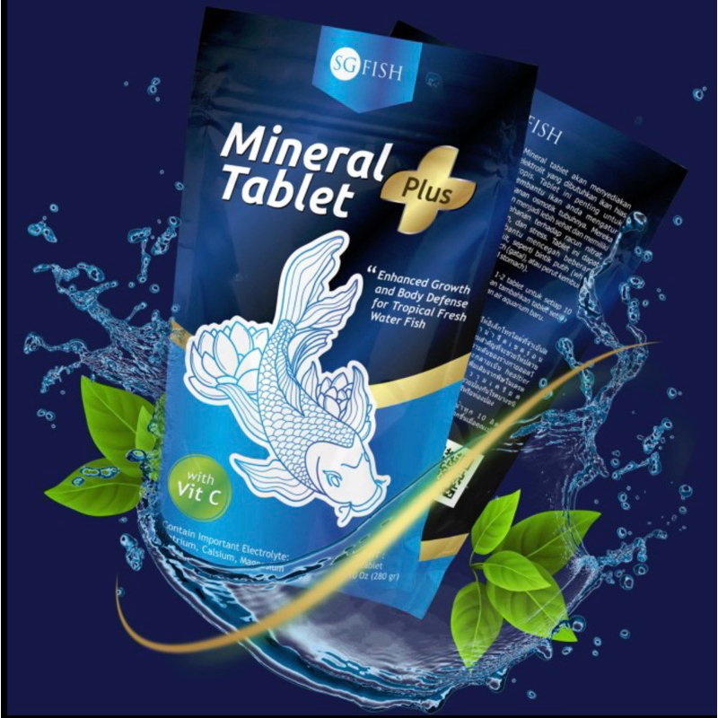 Jual Mineral Tablet Plus Ketapang Tablet First Aid Solusi Agar Ikan ...