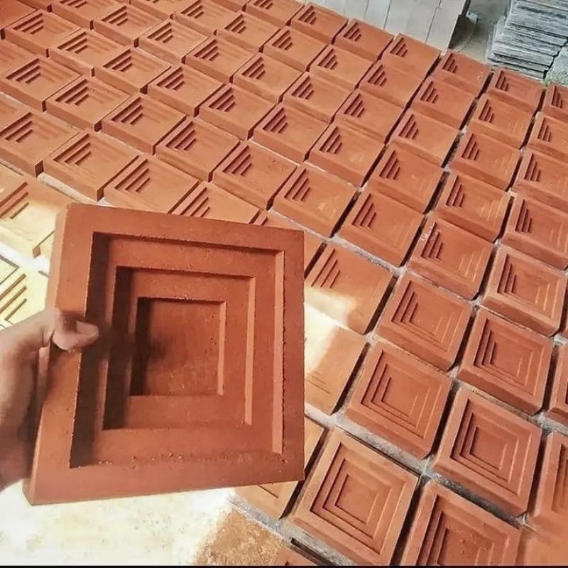 Jual roster beton minimalis tempel / roster trapp terakota | Shopee ...