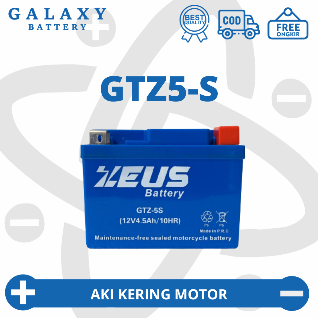 Jual Aki Motor Kawasaki Athlete 125 GTZ5S Aki Gel Aki MF Aki Kering