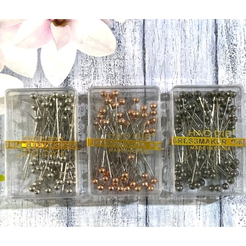 Jual JARUM PENTUL MIKA SILVER STAINLESS ANTI Karat | Shopee Indonesia