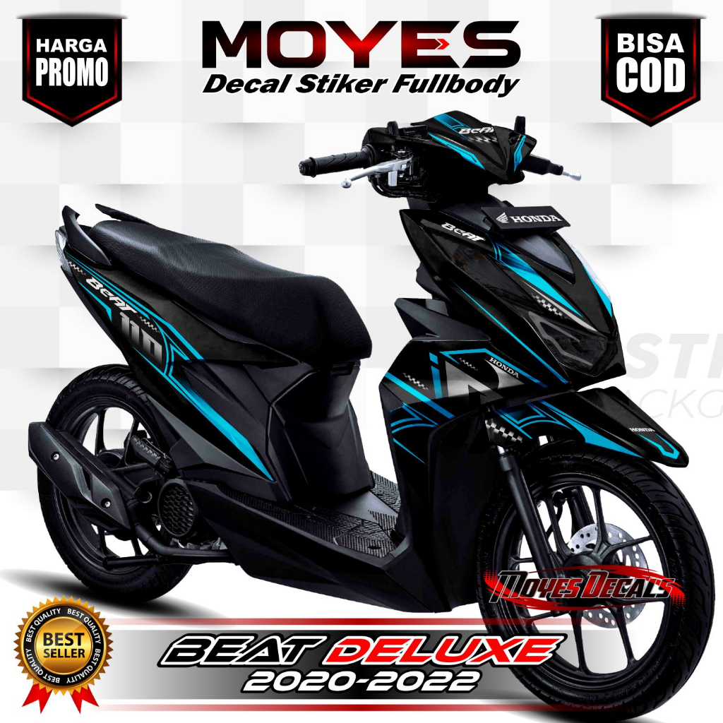 Jual Spartan Sticker Striping Decal Full Body Honda Beat Deluxe