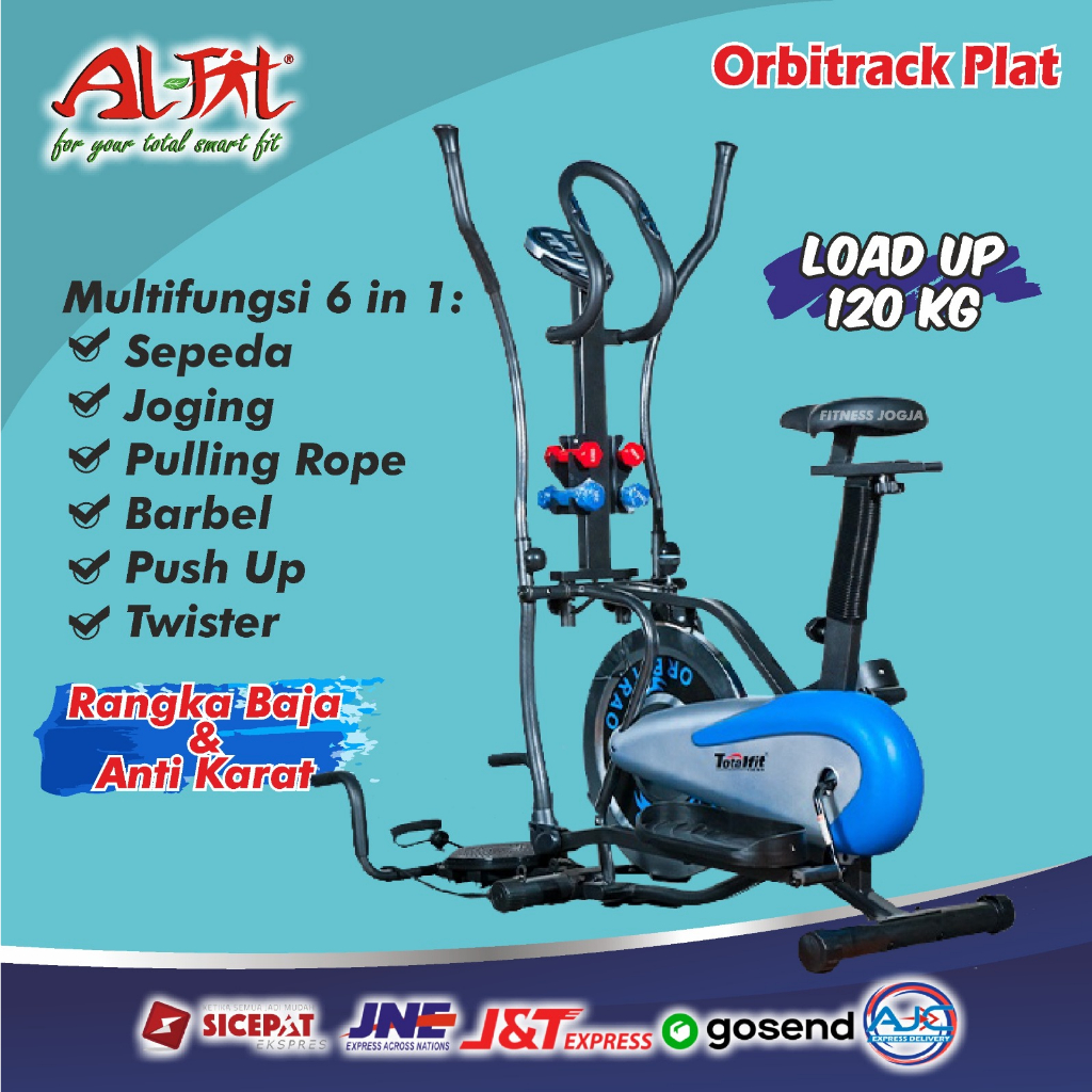 Jual Alat Olahraga Alat Fitness Sepeda Fitnes Statis Orbitrack Plat