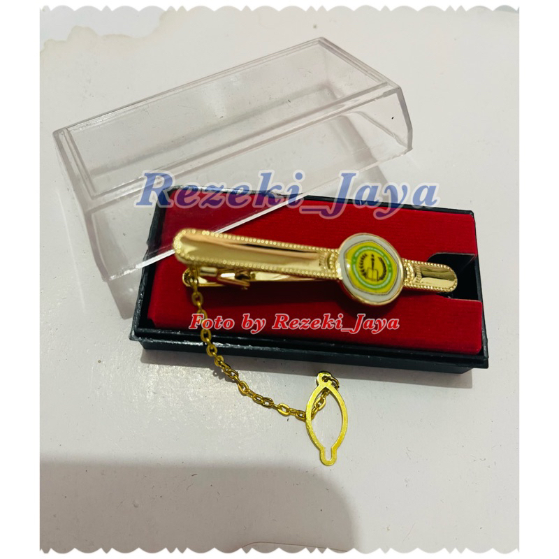 Jual Jepit Dasi Penjepit Dasi Jepitan Dasi logo Custom Plus Box ...