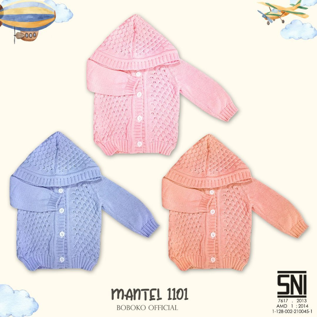 Jual JAKET BAYI MANTEL BAYI BAHAN RAJUT ALL SIZE UNTUK 0-6 BULAN BAHAN ...