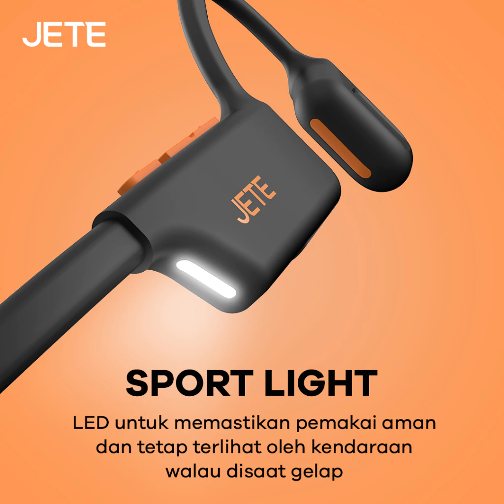 JETE Sport Headset Bluetooth - Headset Lari JETE Open Style IPX4 - Garansi 2 Tahun