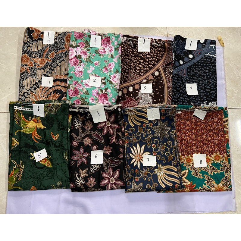 Jual OBRAL OBRALL!! 1 Meteran Kain Batik Silk Katun Wolfis Woolpeach ...