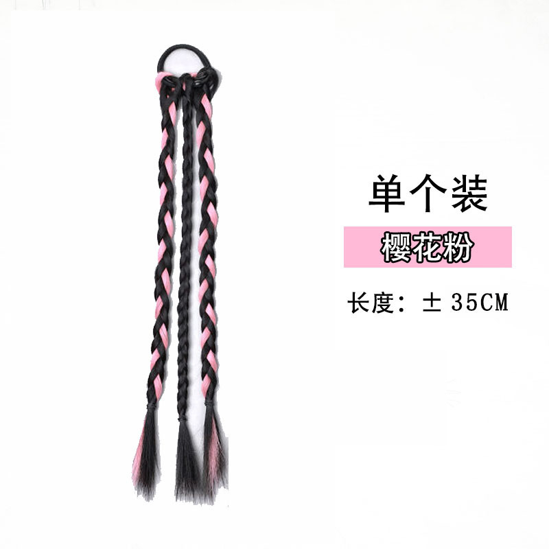 Jual Extension Rambut Sintetis Model Kepang Wig Wanita Kepang Wig ...