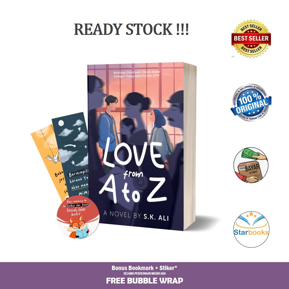Jual Buku Love From A To Z By Sk Ali Republika Novel Shopee Indonesia 5287