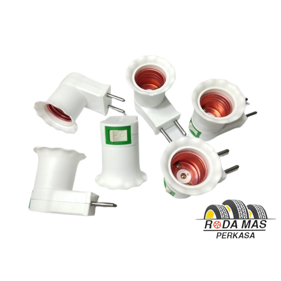 Jual FITTING COLOK SAKLAR E27 / FITTING LAMPU + SAKLAR MODEL COLOK ...