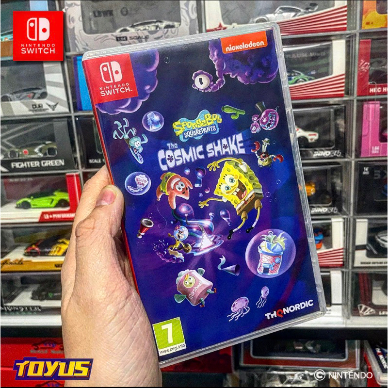 Jual Game Nintendo Switch - SPONGEBOB SQUAREPANTS THE COSMIC SHAKE ...
